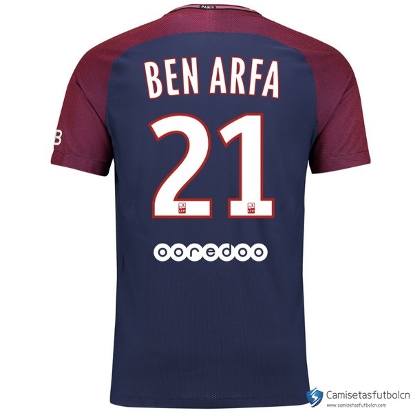 Camiseta Paris Saint Germain Primera equipo Ben Arfa 2017-18